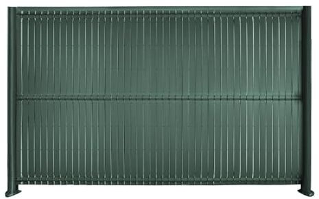 Kit de Lamelles Occultantes couleur vert pour Grillage rigide 1m23x2m50
