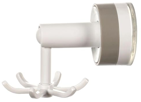 Ganci a ventosa, resistenti supporti rotanti, organizer da parete senza attrezzi, ganci riutilizzabili per bagno, set di ganci a ventosa per cucina, doccia, bagno, hotel, 14 x 8,5 cm