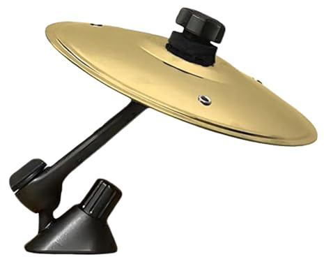 KLINNA Auto Crash Platillo – Divertido mini tambor accesorio para rejilla de ventilación | Car Cymbals Air Vent Clip, genial dispositivo de batería para coche e idea de regalo para hombres y
