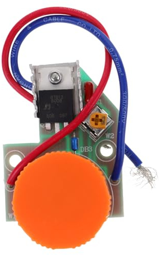 Anneome Variateur de Vitesse Puissant pour Meuleuse Angle et Machine à Polir Régulateur de Vitesse Précis pour Outils Électriques Travail Du et Métal Contrôleur Compact et Facile à