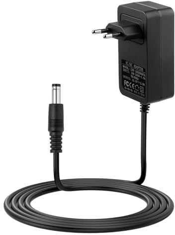 Alimentador 12V 3A 36W Adaptador de Alimentación, Cable de 1,5M | Adaptador de Corriente Fuente de Alimentación Universal 5,5 x 2,5 mm para Monitores LCD Cámaras de Seguridad CCTV