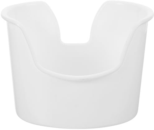 Healvian Bassin de Lavage Auriculaire en Plastique Léger Compatible avec Différents Systèmes Bassin pour Retirer le Cérumen Accessoire Pratique pour Irrigation D’Oreilles à Domicile