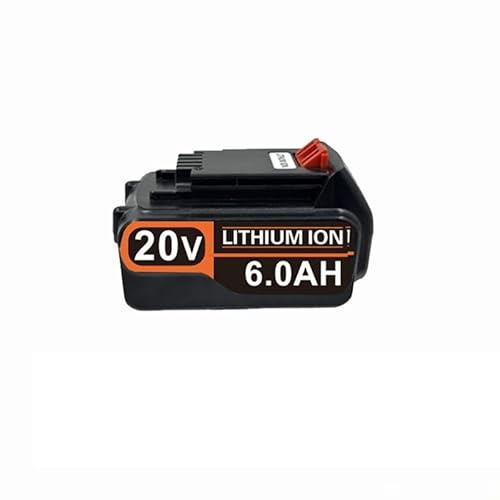 8.0Ah 18V/20V Replacement Battery ，Compatible for Black & Decker， LBX20 LBXR20 LB20 LBXR2020 LBX4020 LB2X4020-OPE LBXR20-OPE(1PCS 6.0Ah)