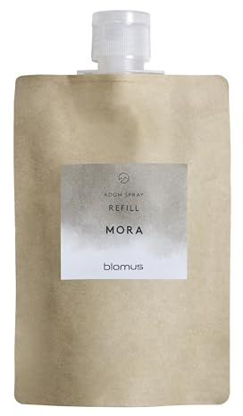 blomus Raumspray Nachfüllpack -FRABLI- | Farbe Moonbeam | Duft Mora | Wasserbasierter Raumduft; Zum Nachfüllen des Raumsprays; Inhalt 100 ml; Maße 5 x 5 x 1,5 cm