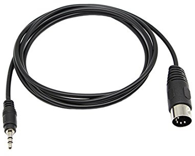 5-poliges Din-MIDI-Kabel, CERRXIAN 3,5 mm (1/8 Zoll) TRS-Stereo-Stecker auf 5-poliger Din-Stecker, professioneller Premium-Audio-Adapter für Bang & Olufsen, Naim, Quad.Stereo-Systeme