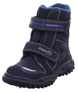 Superfit HUSKY 500080 pojkar varma fodrade snöstövlar, Blå 8300, 39 EU