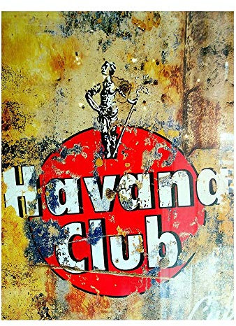 BNTN Havana Club Retro Vintage Tin Sign Metal Sign Metal Poster Metal Decor Metal Painting Wall Sticker Wall Sign Wall Decor