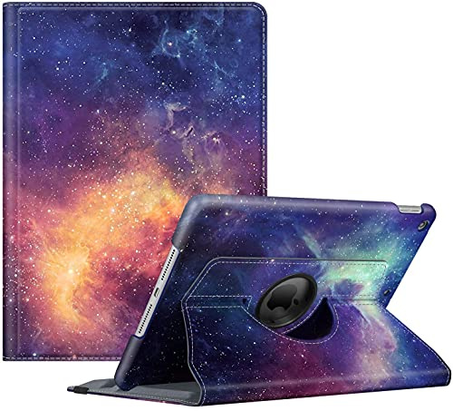 Fintie Hülle für iPad 10.2 Zoll 9. Generation/ 8 Generation/ 7 Generation | Schutzhülle mit Stifthalter, 360 Grad drehbarem Ständer, Auto Schlaf/Wach Funktion, Die Galaxie