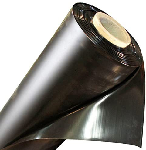 GYYN Teichfolie HDPE 0,3mm Dicke Zuschnitt Teichfolie Teichplane Undurchlässige Folie für Wassergärten, Koi-Teiche, Bachbrunnen (Color : Black, Size : 2x7m)