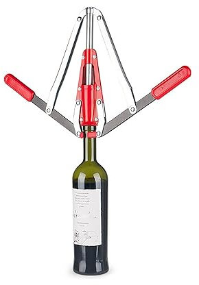 JOSBY Tapón manual de doble palanca para cerveza de vino tinto estándar, sacacorchos de botellas de mano, tapón manual de botella de vino, herramienta de tapón, adecuado para uso dentro de corcho de