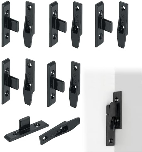 6 Pairs Bath Panel Clips Kickboard Clips Kick Board Plinth Clips Drop On/Hook On Push in Plinth Fasteners Fittings Press Fit Panel Clips | Drop On/Hook On Push in Plinth Fasteners Fittings Press Fit Panel Clips
