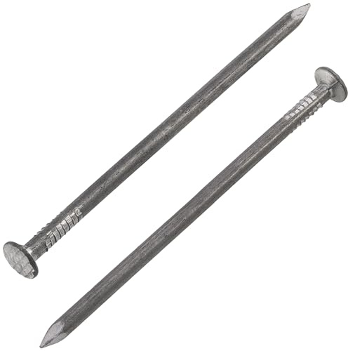 AERZETIX - C70855 - Set mit 300 Flachkopfnägeln Ø3,1x70 mm - Kopfdurchmesser Ø7 mm - aus stahl - silberfarben - polsterung verkleidung zimmerei bau konstruktion