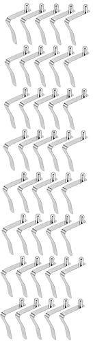 Sosoport 40 STK Zeltschnalle Federclips V Federklemmen Schnalle Für Zeltstange Zeltstangen-c-Clips Zelt-schnappclip Zeltsplitter Clips Aus Federstahl Elastizität Mann Klebrig Meng Gangpian