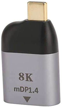 Adaptador USB C a Mini Displayport, Adaptador Pequeño de Aleación para Miniatura, Mini Hembra para Concentradores USB Macho S22