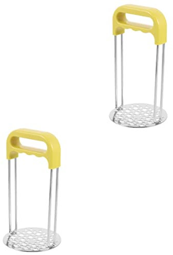 Schiacciapatate, 2 pezzi Schiacciapatate Tritapatate Schiacciapatate Schiacciapatate Aglio Pressa manuale Schiacciapatate Utensile da cucina Schiacciapatate Schiacciapatate Schiacciafrutta Purè di pat