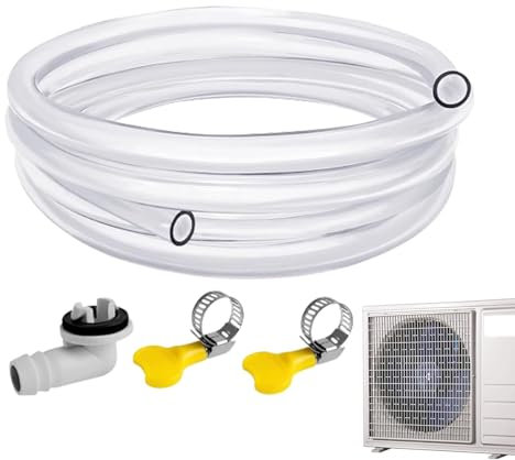 Portable AC Drain Hose, Portable Air Conditioner Drain Hose | Leak Proof Air Conditioner Drain Hose - White Home Air Conditioning Exhaust Pipe, sc
