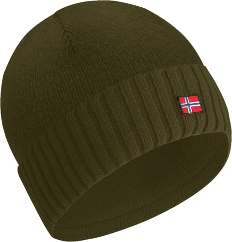 ACE Norway Winter-Mütze - Strick-Mütze aus Schaf-Wolle für Erwachsene - Woll-Beanie für Damen & Herren