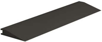 Roppe Rolling Traffic Transition Profile #75, Asphalt, 3/8 H X 9' L X 3-1/8 W