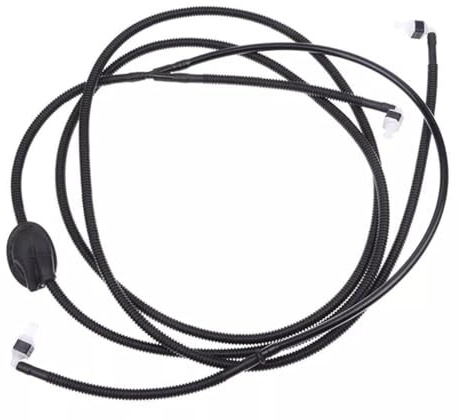 Vilgftyiet Scheibenwaschdüse Schlauch für VW Golf, Passat, Jetta, Touran, Transporter (1999–2015) – OEM 1J0955751D, Schwarz