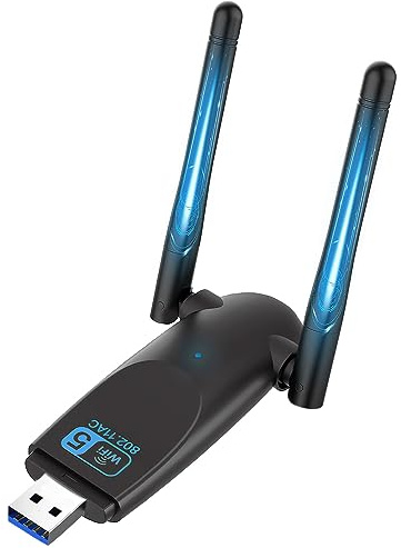 WLAN Stick WiFi,Kompatibel mit Windows 7/8/10/11/Vista/XP, Mac OS