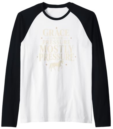 Dressage Diva Dressage Rider Dressage Queen Gift Raglan Baseball Tee