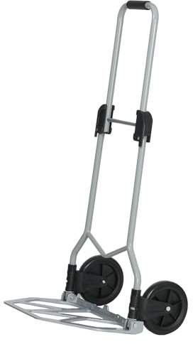 SogesHome Aluminium Transportkarre Klappbar Sackkarre Handkarre Treppensteiger Rollwagen Plattfformwagen Transportwagen Transporthilfe Paketwagen Faltbar,Max.Tragsfähigkeit bis zu 150 kg
