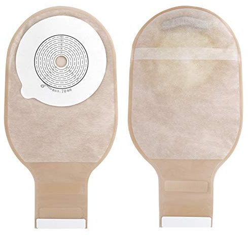 10 sacchetti per colostomia, sacchetti monouso per drenaggio, cura della stomia (20-70 mm)
