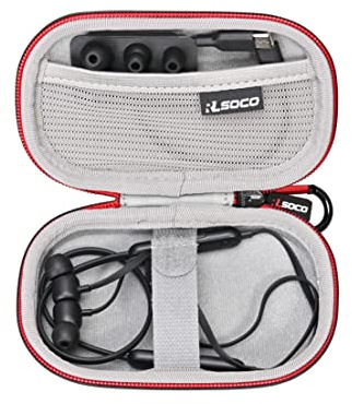 RLSOCO Tasche für Beats Flex In-Ear Kopfhörer | Stoßfeste Hartschalen-Schutzhülle für Beats Flex Nackenbügel, kabellose Kopfhörer, tragbare Schutz-Tragetasche