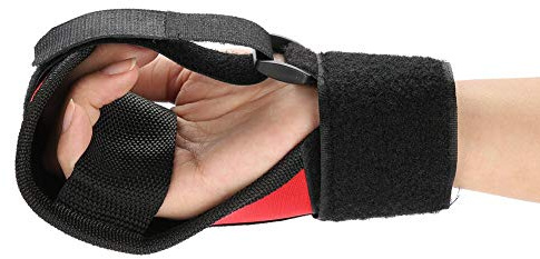 Finger Splint Brace Stroke Gloves, Fixed Rehabilitation Training Hand Fist Splint for Stroke Hemiplegia Elderly, Patient and Athlete (Gloves)