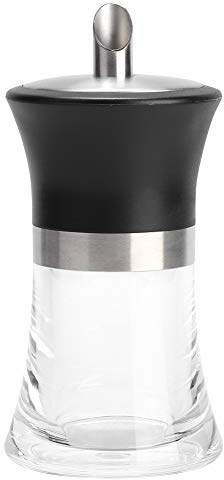 100 Ml Zuckerglas Haushalt Acryl 304 Edelstahl Spender Zuckerstreuer Küchenutensilien Zubehör(100mL)