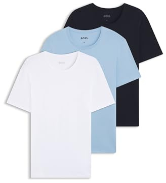 BOSS Three-Pack of Logo Underwear T-Shirts in Cotton Jersey