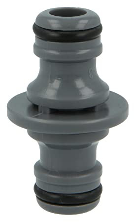 Amig - Connexion Rapide Et Facile Pour Les Tuyaux D'Arrosage | Raccordement Rapide Et Facile Pour Tuyaux D'Arrosage | Joint 2 Tuyaux Avec Connecteurs Femelles | Plastique Abs | Gris