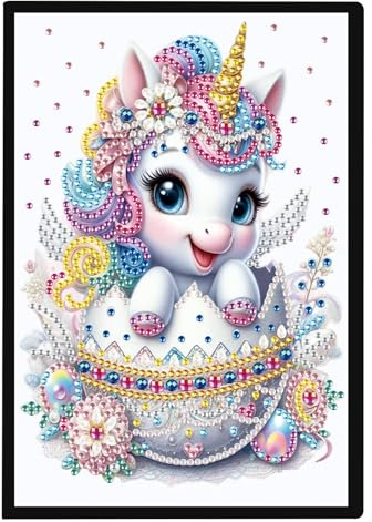 SHEGZHUC Carnet de notes de peinture diamant - 14,5 x 21 cm - Format A5 - Vierge - Peinture diamant - Carnet de notes - Peinture diamant - Strass - Pierres spéciales - Journal intime pour fille -