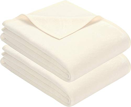 Erwin Müller Wohndecke, Wolldecke, Kuscheldecke 2er- Pack - strapazierstark, weich, temparaturausgleichend (weitere Farben, Größen)