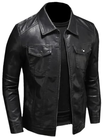 Chaqueta de cuero personalizada para hombre, chaqueta de cuero para motocicleta, abrigo de cuero para hombre