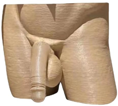 Body Form Plant Vase Unique Planter Penis Vase Decor Funny Male Body Planter Penis Planter Flower Pot Home Garden Decor 4.7x5x3.9 Inch Beige Unique Plant Pots Penis Decor Flower Pots Funny Planter