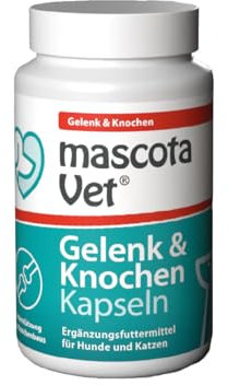 mascota Vet Capsules articulaires : soutien naturel pour les articulations des chiens et des chats, avec membrane de coquille d'œuf, favorise la mobilité et la mobilité, complément alimentaire pour