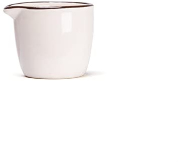 NEBE Gravy Boat Milk Jug Mini Ceramic Milk Jug Household Kitchen Jar Coffee Pot Suitable for Dining Table Dessert Shop Cafe Gravy Jug(D)