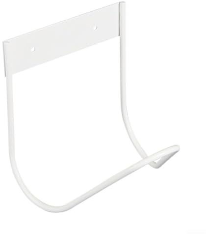 HpLive Soporte de manguera de jardín de acero inoxidable para montaje en pared, resistente a la corrosión, para agua, gas, manguera hidráulica (blanco)