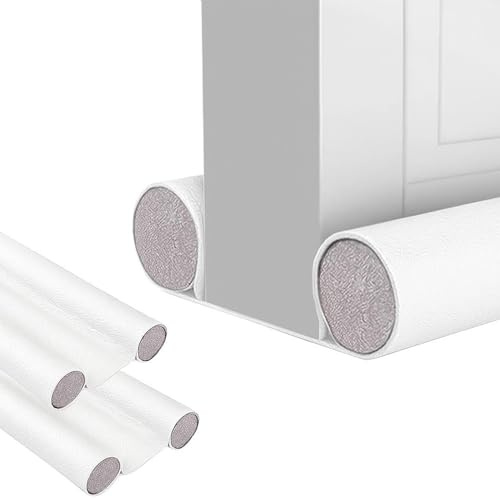 2ud Burlete Bajo Puerta. Burlete Doble para Puertas y Ventanas, de Polipiel, Ajustable Entre 32-94cm. Aislamiento Acústico, Reductor Frio/Calor, Bloqueo de Viento, Luz, Polvo, Insectos.