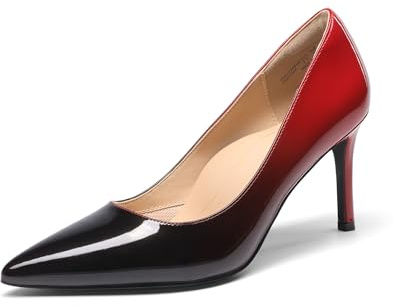 DREAM PAIRS Women's High Heels Pointed Toe Dress Shoes | Closed Toe Slip On Stiletto Fashion Wedding Bridal Work Office Comfortable Pumps Shoes