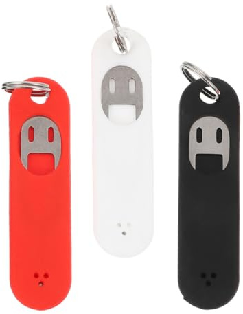 MAGICLULU Lot de 3 Aiguilles D’Éjection pour Carte Sim en Acier Inoxydable Couleur Blanche Rouge et Noire Outil de Retrait de Puce de Téléphone Portable Accessoire pour Smartphones et