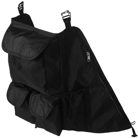 ARTSEWPLY Bolsa Organizadora para Cochecito de Ñiño (tamaño Grande) con 7 Compartimentos, Tejido Oxford Resistente al Agua, Color Negro, Bolsa Colgante para Pañales y Artículos Esenciales,