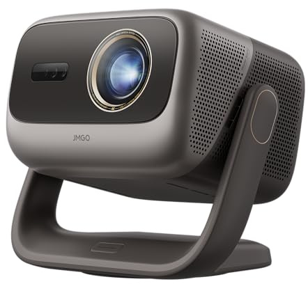 JMGO N3 Ultimate Triple Laser 4K Projector, 3-in-1,5800 ISO Lumens | Optical Zoom & AI Gimbal for Lossless Projection,20000:1 FOFO Contrast, 1ms Lag-Free Gaming, Dolby Vision Home Cinema