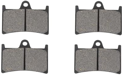 AHL 2 paia di pastiglie freno anteriori per moto Compatibile con Yamaha YZF-R1 YZF R1 1998-2003/ FZS 600 Fazer 1998-2003/TDM 900 (5PS/Non ABS) 2002-2014/XJR 1300 L 5EA2/5EA3/5EA4 1999/(Semi-métal)