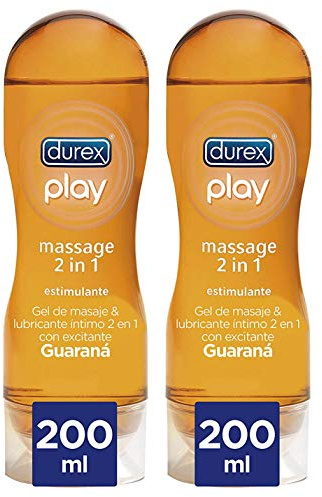 Durex Gleitmittel Massage stimulierend, 200 ml x 2 Stück