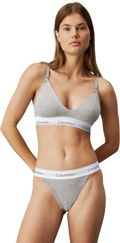 Calvin Klein Soutien-Gorge d’Allaitement Femme Maternity Bra sans Armatures, Multicolore (Grey Heather), M