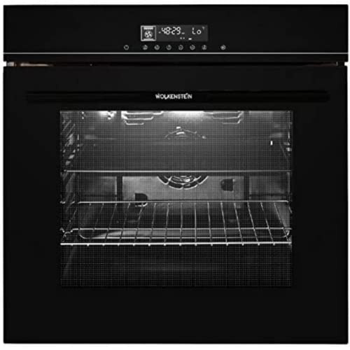WOLKENSTEIN Einbau-Backofen WMO 14/ XL Garraum 74L/ Heißluft/Umluft/Grillfunktion/ 4 Automatik Programme/Timer/Hydro Clean Reinigung/Touch Display/Energieeffizienzklasse A/HxB: 59,50x59,50 cm