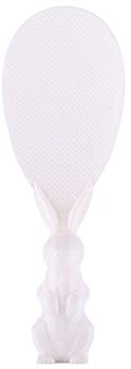 GUOQUN-SHOP Tablespoons Non-stick rice shovel kitchen rice cooker can stand up rabbit rice scoop Dessert Coffee Spoons (Color : 2)