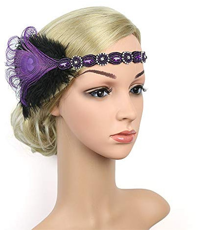 Fascinator Hut Damen Women's Cocktail Fascinators Ladies’ Cocktail Party Fascinator Feder Netz Schleier Party Hüte 50er Jahre Fascinator Hut Für Frauen